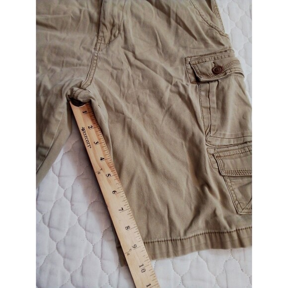 Men's Iron Co Dark Khaki  Cargo Shorts Size 32 - Picture 9 of 15